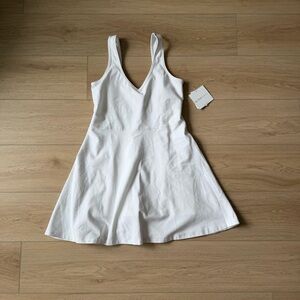 New White Beyond Yoga Spacedye Movement Dress